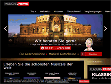 Tablet Screenshot of musical-gutscheine.com